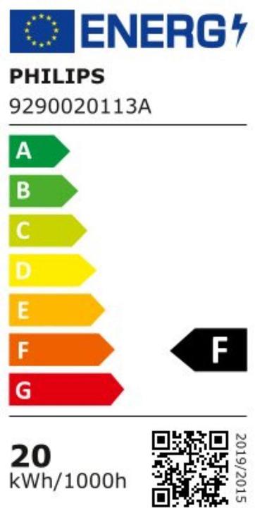 Etichetta energetica Philips Tubo fluorescente LED 1500 mm, zoccolo, bianco (3000 Kelvin) (G13, 13 W, 2000 lm, 1 x, F)