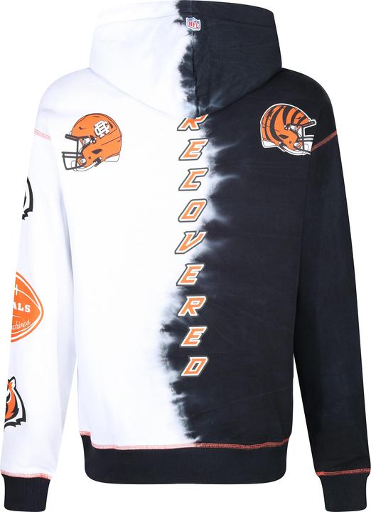 Actual product image Recovered Re:covered Fleece Hoody - INK DYE Cincinnati Bengals (L)