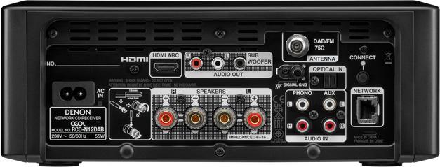 Image du produit Denon CEOL N12 DAB (Spotify Connect, Multiroom, Lecteur de CD, 2x 65 W)