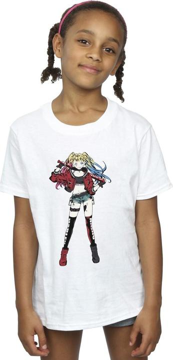 Image du produit T-shirt en coton Harley Quinn Standing Pose pour filles (152, 158)