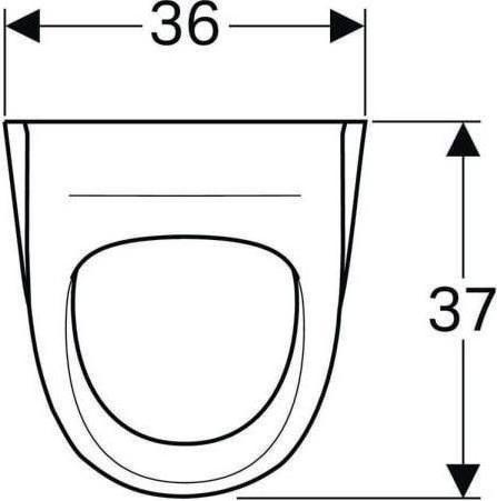 Actual product image Geberit Keramag / Urinal Renova wei 235300000