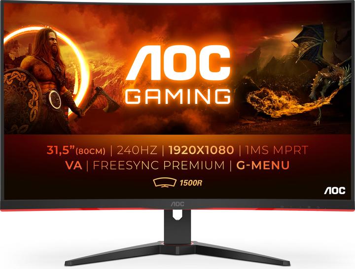 Image du produit AOC C32G2ZE (1920 x 1080 pixels, 31.50")