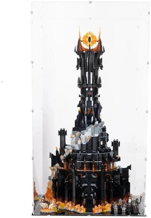 Image du produit iDisplayit Présentoir en acrylique pour LEGO® 10333 Le Seigneur des Anneaux : Barad-dûr (avec base noire)