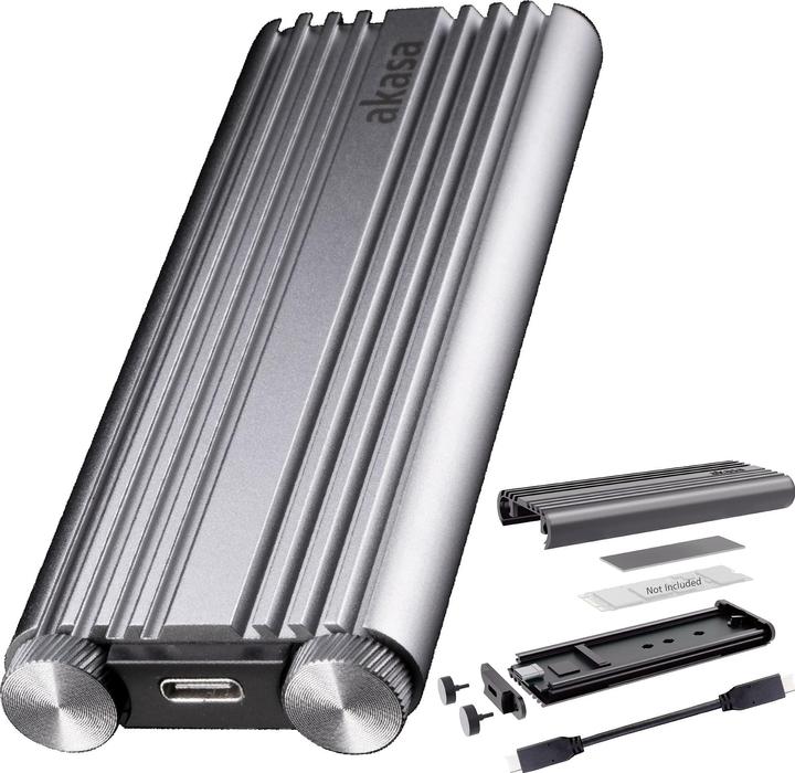 Image du produit Akasa Boîtier externe M.2 NVMe, USB 3.2, aluminium (M.2)