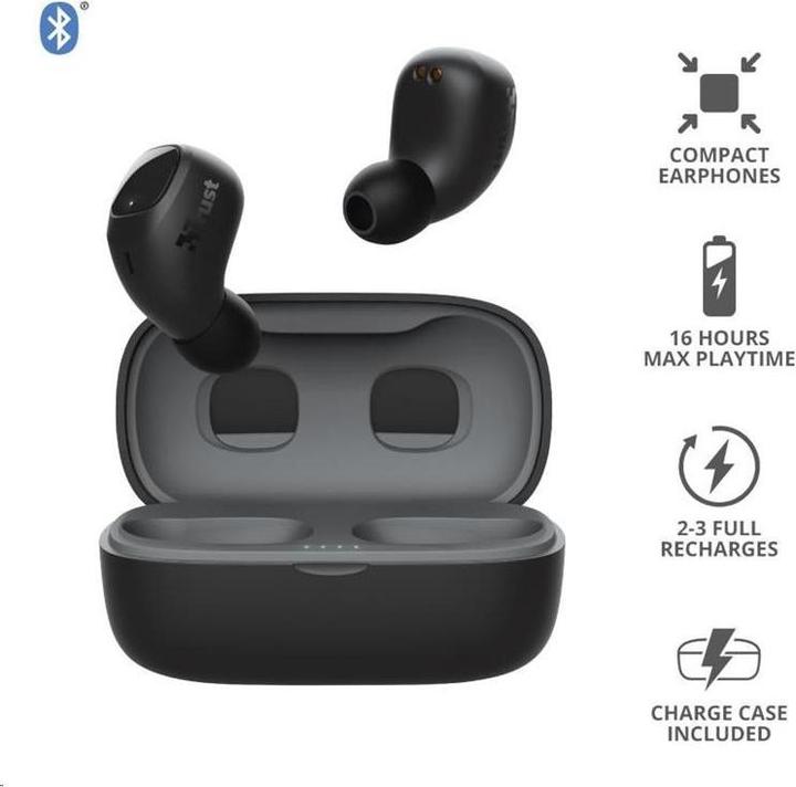 Actual product image Trust Nika Compact Headphones (ANC, 8 h, Wireless)