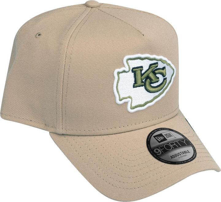 Produktbild New Era 9Forty A-Frame Cap - Kansas City Chiefs Camel Beige (One Size)