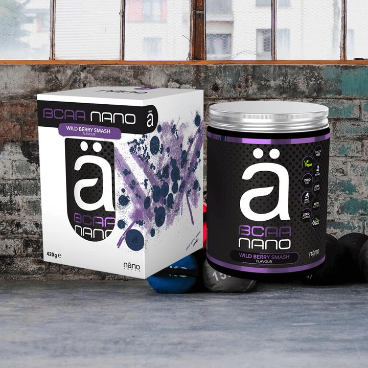 Actual product image Nanosupps BCAA nano (Wild Berry Smash, 1 pcs., 420 g)
