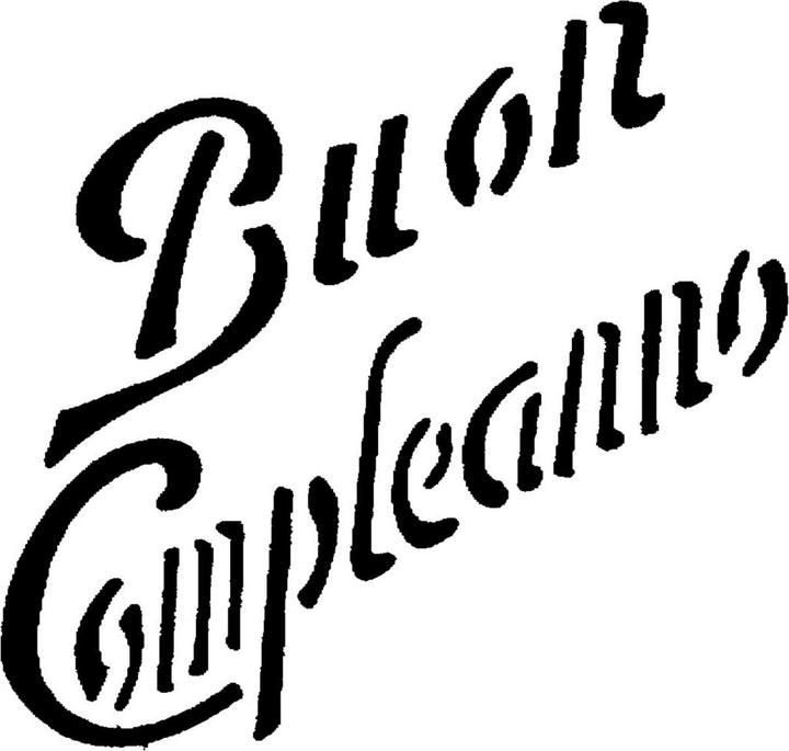 Image du produit Piazza Pochoir pour décoration de gâteaux Buon Compleanno D26cm