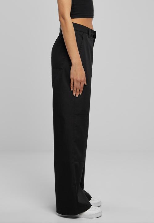 Actual product image Urban Classics Ladies Straight Leg Workwear Pants (34)