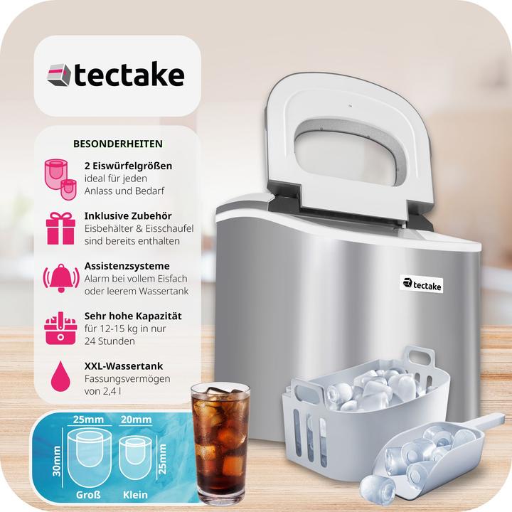 Image du produit tectake Machine à glaçons (Fiche CH)