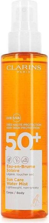 Actual product image Clarins Sun Care Water Mist (Sun spray, SPF 50, 150 ml, 202 g)