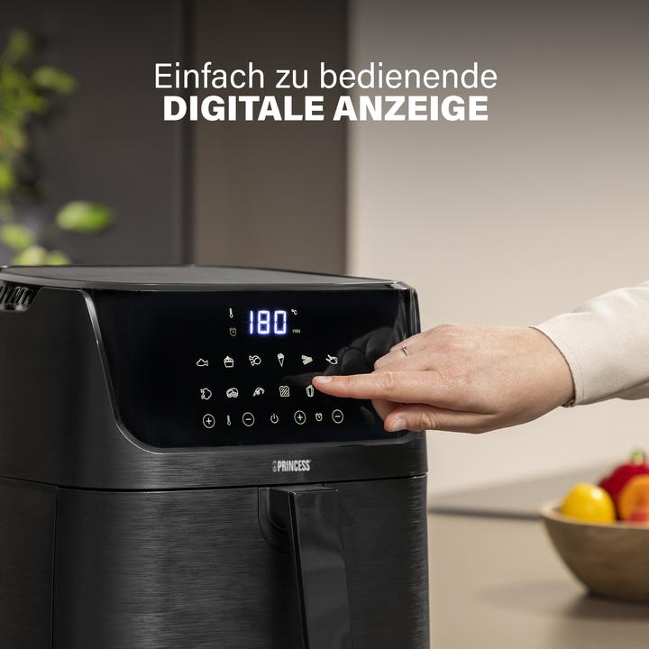 Image du produit Princess Friteuse numérique à air chaud 6,5 L avec séparateur (Prise UE)