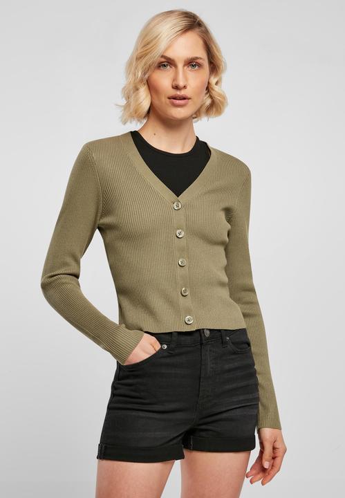 Immagine prodotto Urban Classics Cardigan corto a costine da donna - 16980 (4XL)