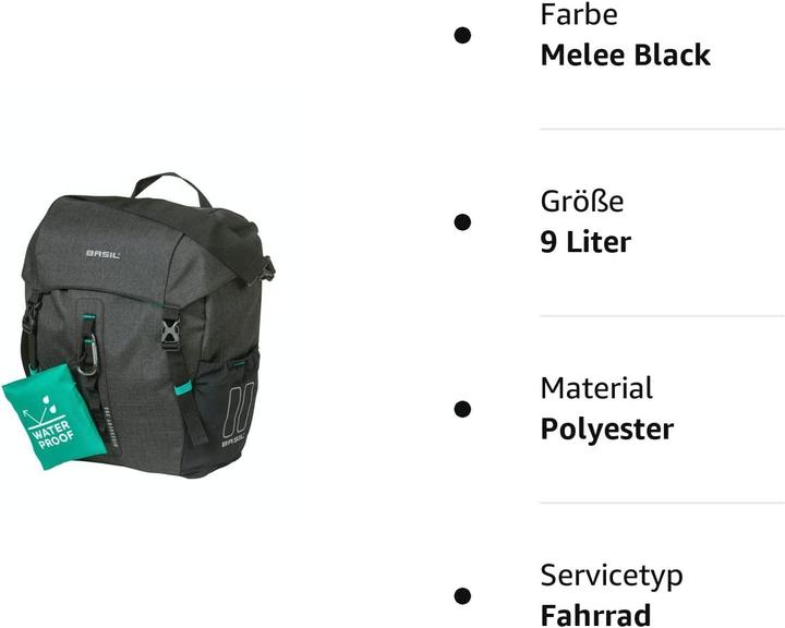 Actual product image Basil Discovery 365D (9 l, Luggage carrier bag)