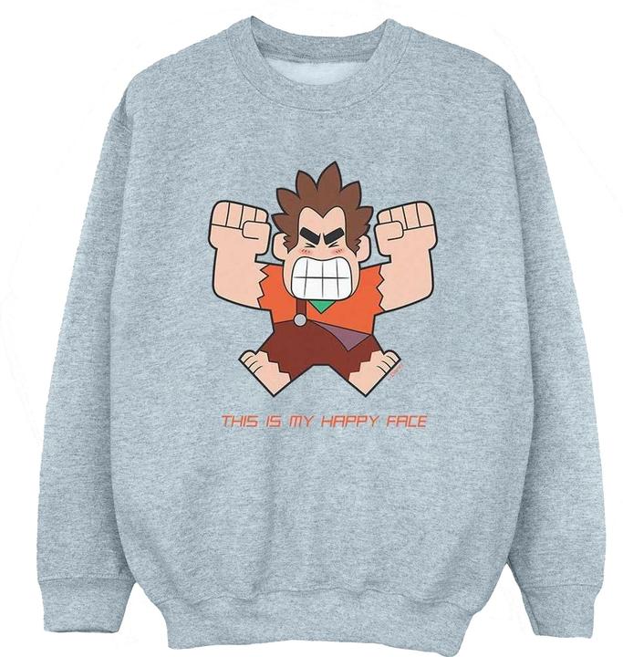 Immagine prodotto Disney Wreck It Ralph Happy Face Felpa Ragazze (152, 158)