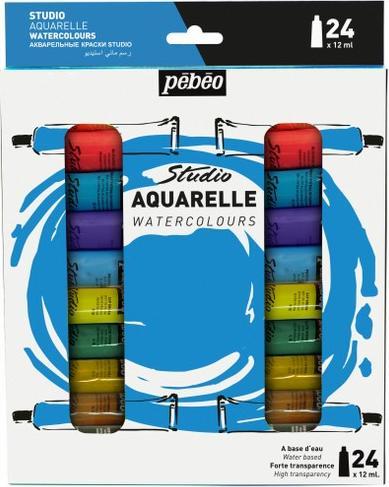 Image du produit Pebeo aquarelle Fine Set 24 tubes (12 ml)