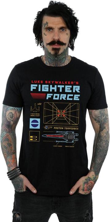 Produktbild Star Wars Luke Skywalker's Fighter Force TShirt (4XL)