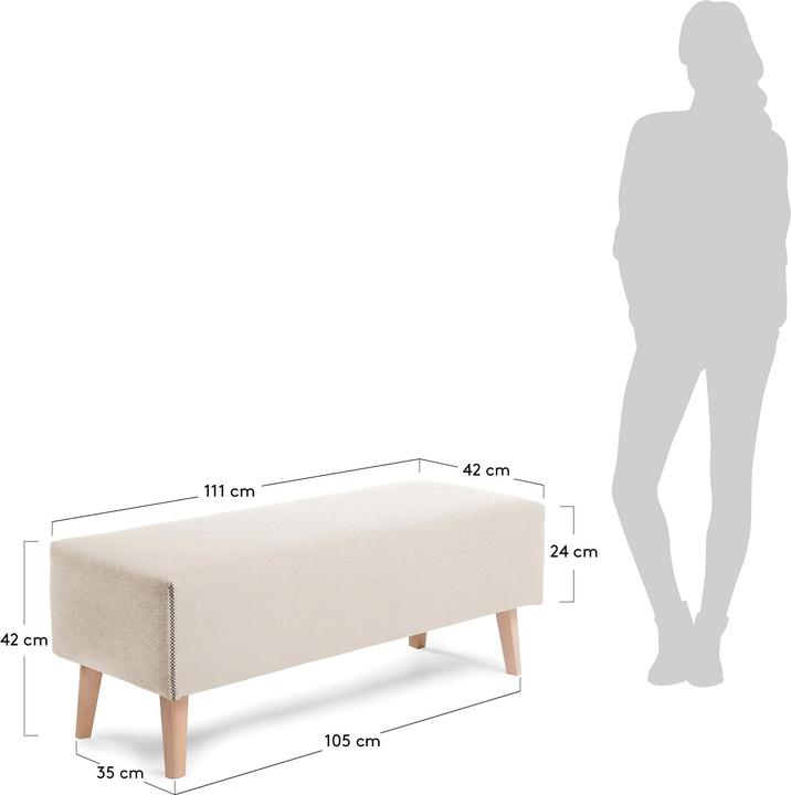 Immagine prodotto Kave Home Copri panca Dyla (111 cm)