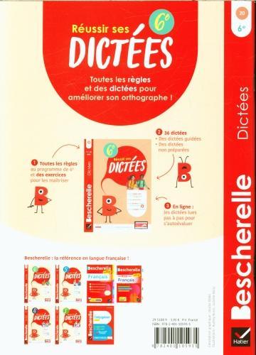 Image du produit Réussir ses dictées : 6e, 11-12 ans (Français, Anton Denis, 2024)