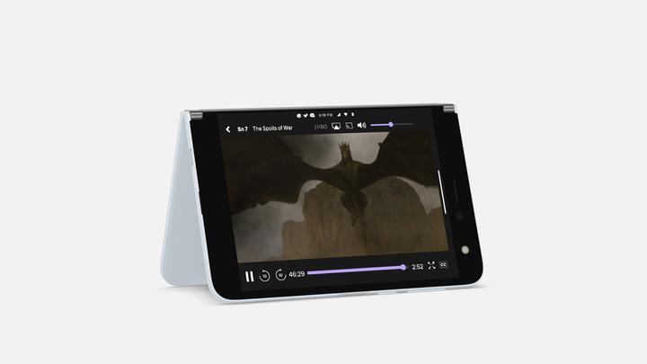 Produktbild Microsoft Surface Duo (256 GB, Glacier, 8.10", Dual SIM, 11 Mpx, 4G)