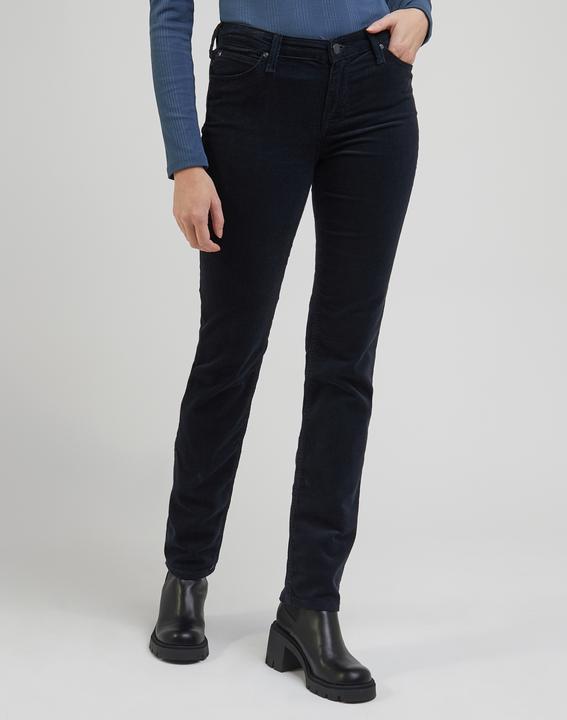 Actual product image Lee Marion Cord Pant Straight Fit Black (26, 33)