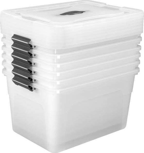 Actual product image Juskys Storage box set with lid (33 x 45 x 26 cm, 30 l)