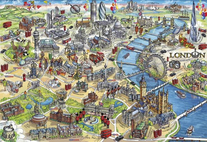 Immagine prodotto Gibsons Giochi Gibsono galvosūkis 500 Londono lankytinų vietų G3 (500 pezzi)
