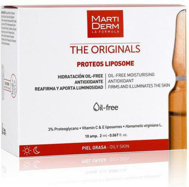 Valori nutrizionali e ingredienti Martiderm TH ORIGINALS proteos liposoma senza olio fiale 10 x 2 ml (20 ml)