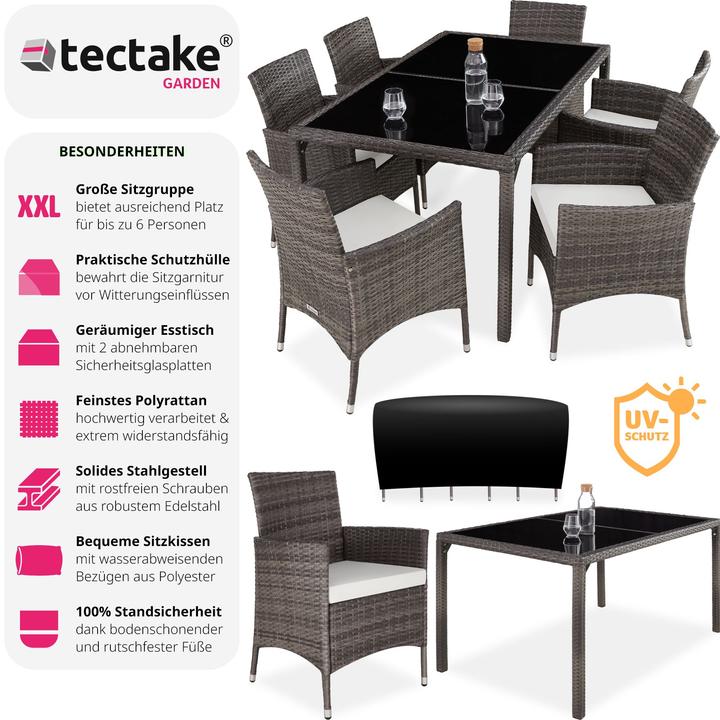 Image du produit tectake Salon de Jardin Porto