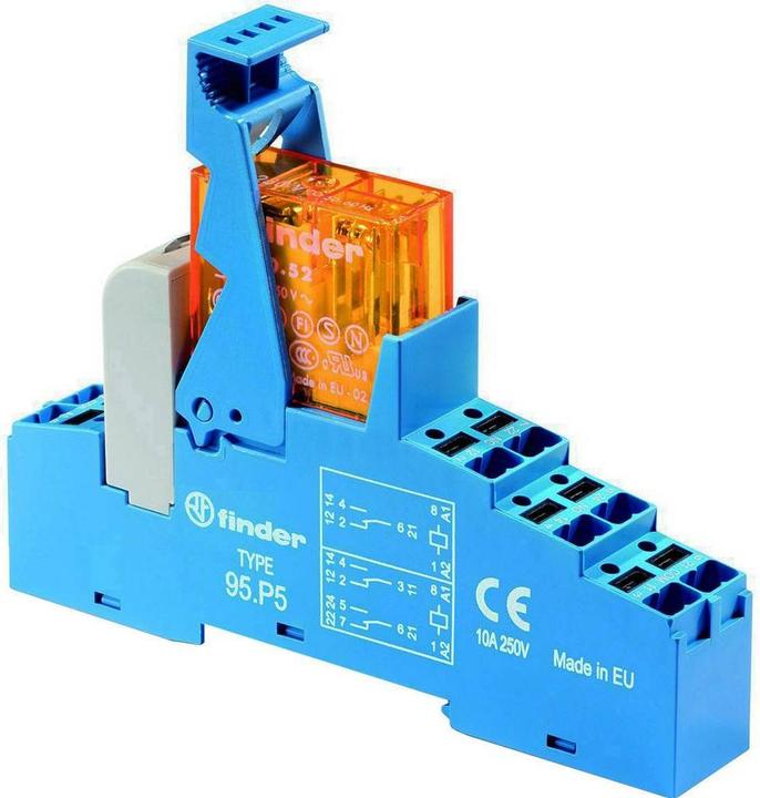 Actual product image Finder 48.P6.7.012.0050 Relay module Rated voltage: 12 V/DC Switching current (max.):