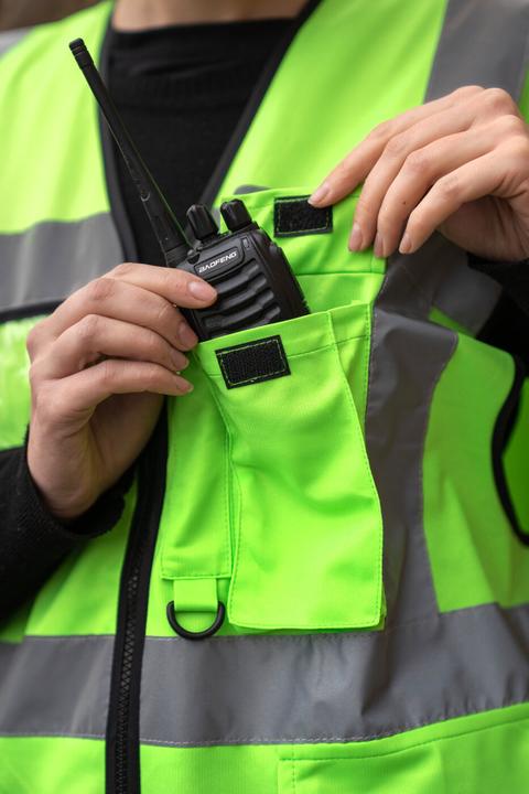 Immagine prodotto Korntex Gilet ad alta visibilità Hamburg Verde chiaro con sicurezza a 360° S EN ISO 17353 ® KXCMF (S)