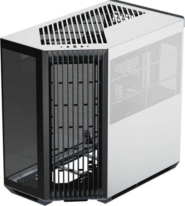 Produktbild APNX V1 PC-Gehäuse, Midi-Tower, ATX, Tempered Glass - schwarz / weiss (ATX)