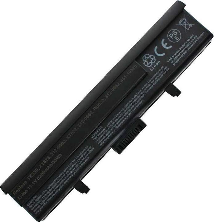 Actual product image Dell Battery XPS M1530, 312-0660, 312-0663 (6 Cells, 5200 mAh)
