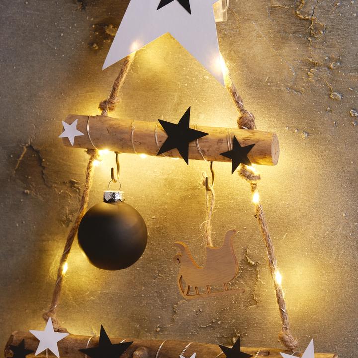 Image du produit VBS Pendentifs en bois "Motifs d'hiver", 6 pièces