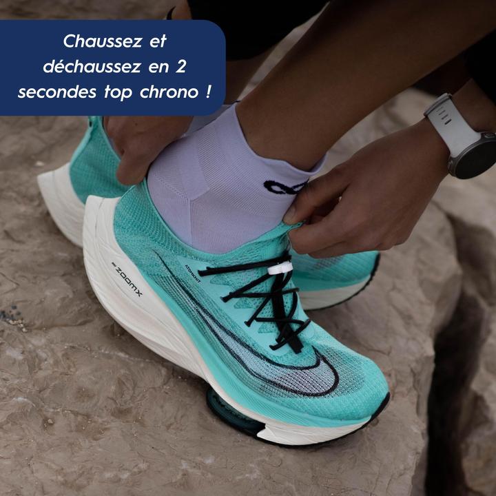 Image du produit Gorilla Lacets élastiques en silicone pour triathlon (123 cm)
