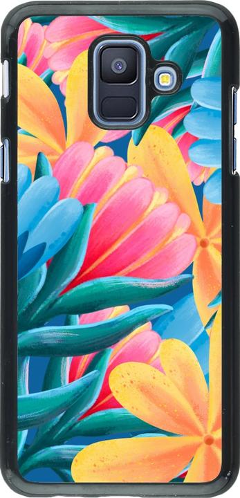 Produktbild PhoneLook Hülle Spring 23 colorful flowers (Samsung Galaxy A6)