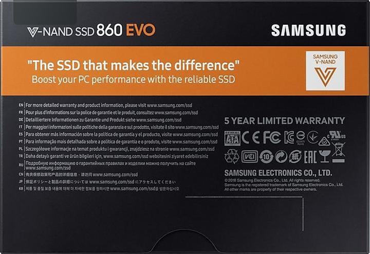 Image du produit Samsung 860 EVO Basic (250 Go, 2.5")