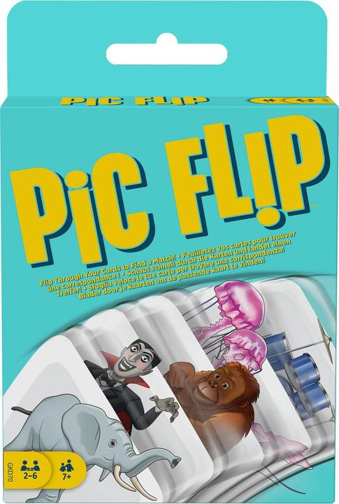 Produktbild Mattel Games Pic Flip (Englisch)
