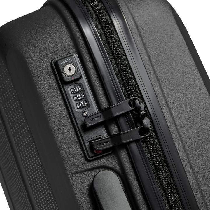 Actual product image Delsey BELMONT PLUS Trolley Hard shell Black 33 L Polypropylene (PP) (33 l, Hand luggage (up to 50 litres))