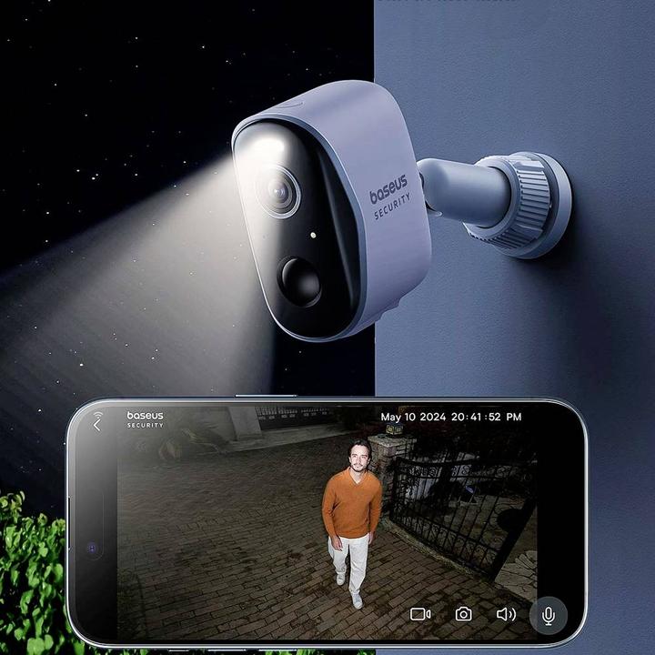 Immagine prodotto Baseus Outdoor Camera N1 Plus Camera 2K 4-Cam Kit White (2304 x 1296 Pixels)