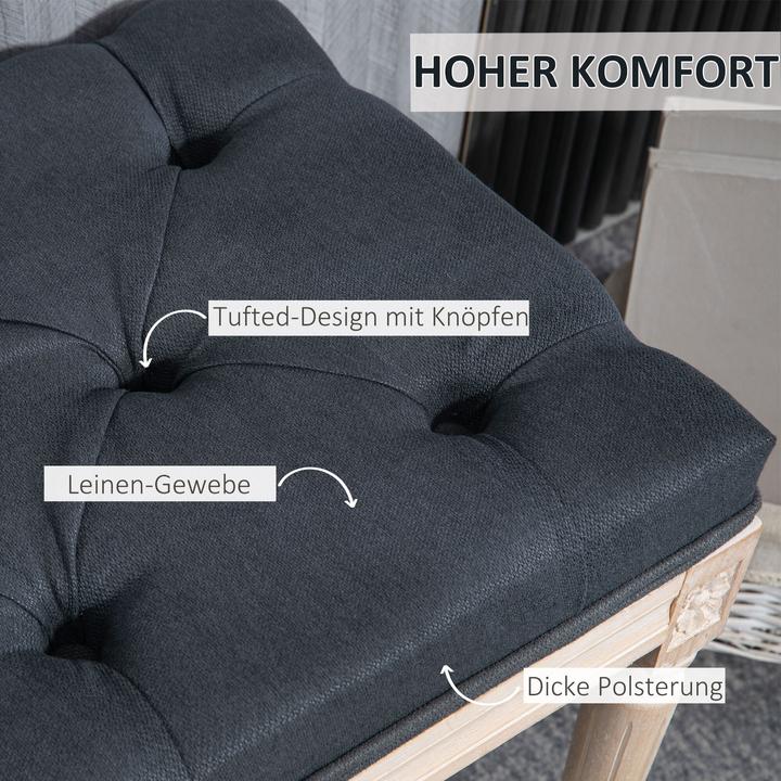 Actual product image Homcom Bed bench with button stitching (40 cm)