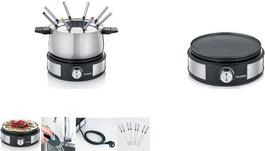Actual product image Severin FO2471 stainless steel, black (Chinoise Fondue, Fondue Bourguignonne, Chocolate fondue, Cheese fondue)