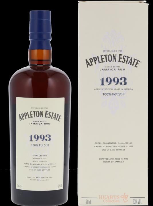 Produktbild Wray & Nephew Appleton Estate Hearts Collection 2002 0,7 Liter 63 % Vol.