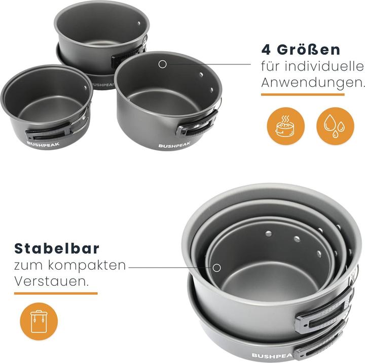 Produktbild Bushpeak Kochtopf Set