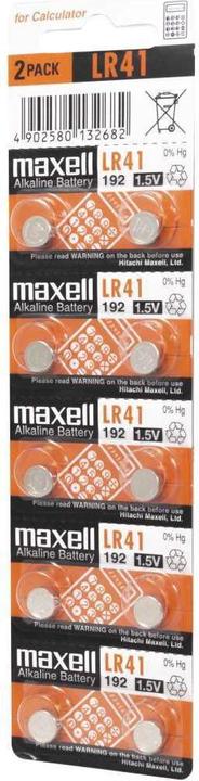 Maxell LR41 (10 pcs., LR41, 28 mAh)