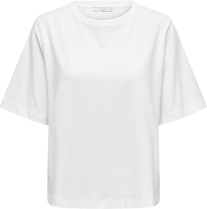 Immagine prodotto Only T-shirt loose fit con scollo rotondo e maniche a pipistrello (XS)
