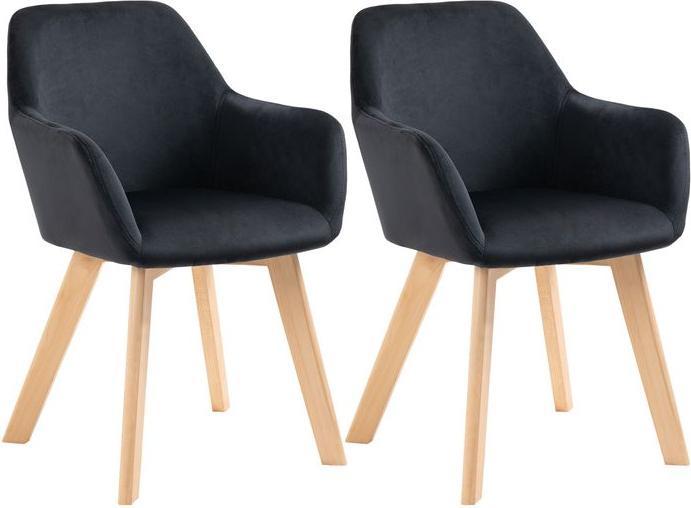 Image du produit Swisshandel24 Chaises de cuisine (lot de 2)