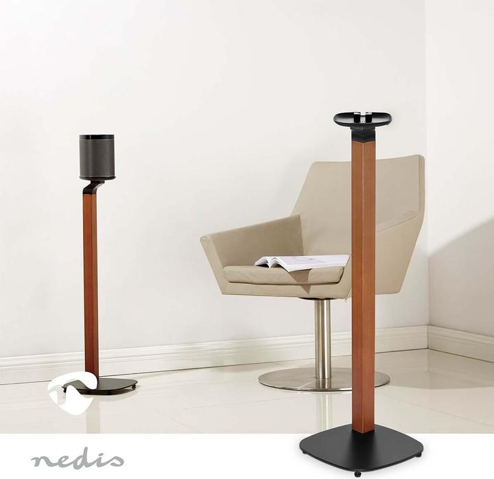 Actual product image Nedis Speaker holder | Compatible with: Sonos® One SL™ / Sonos® One™ / Sonos® PLAY:1™ | Stand | (1 pcs., Wall installation, Height-adjustable)