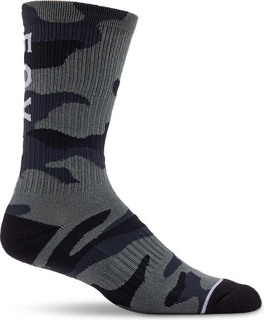Fox Socks 24 Camo Crew Blk Cam