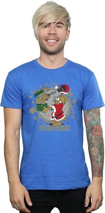 Immagine prodotto Tom & Jerry Christmas Surprise Maglietta Uomo (M)